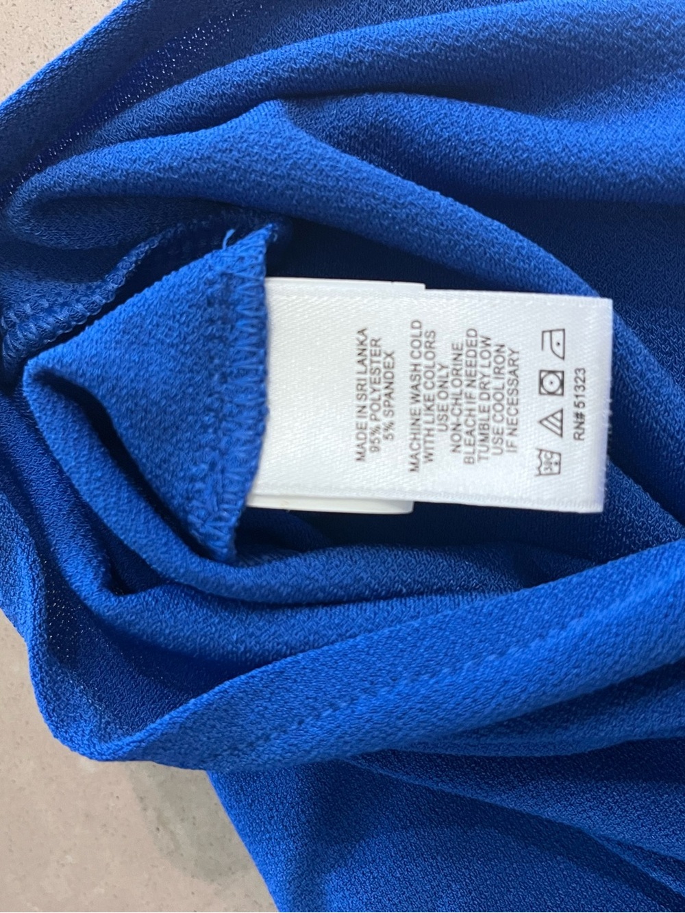 CeCe Royal Blue Blouse - Picture 5 of 5